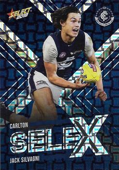 2018 Select Footy Stars - Selex #SX20 Jack Silvagni Front